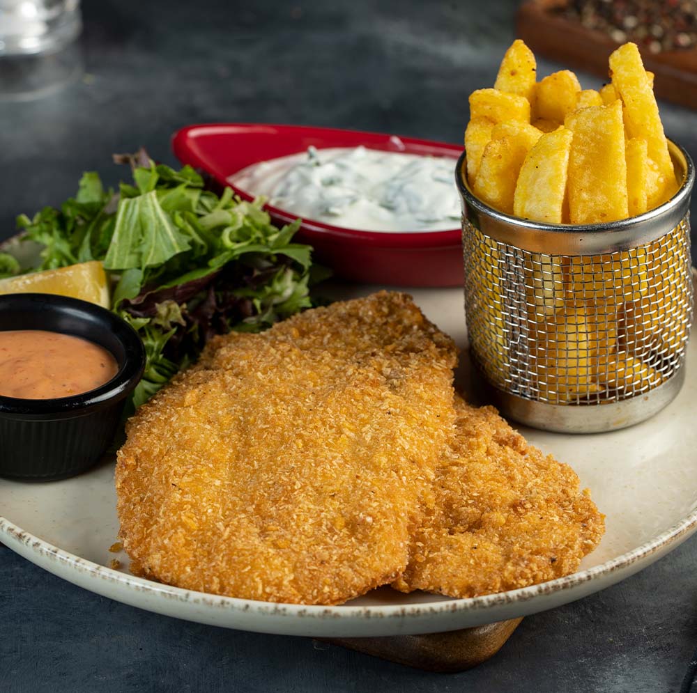 Tavuk Şinitzel Menü